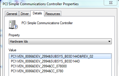 e6400 pci simple communications controller